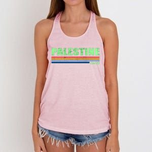 Palestine Ohio Retro Women's Knotted Racerback Tank