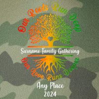 Personalize Our Roots Run Deep Family Reunion Custom Legacy Tie Dye Trucker Hat