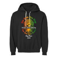Personalize Our Roots Run Deep Family Reunion Custom Garment-Dyed Fleece Hoodie