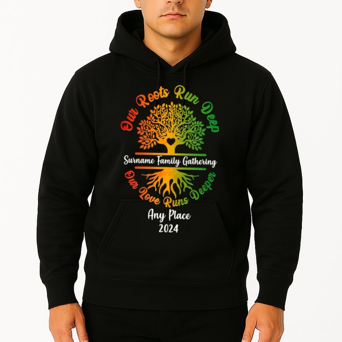 Personalize Our Roots Run Deep Family Reunion Custom Hoodie