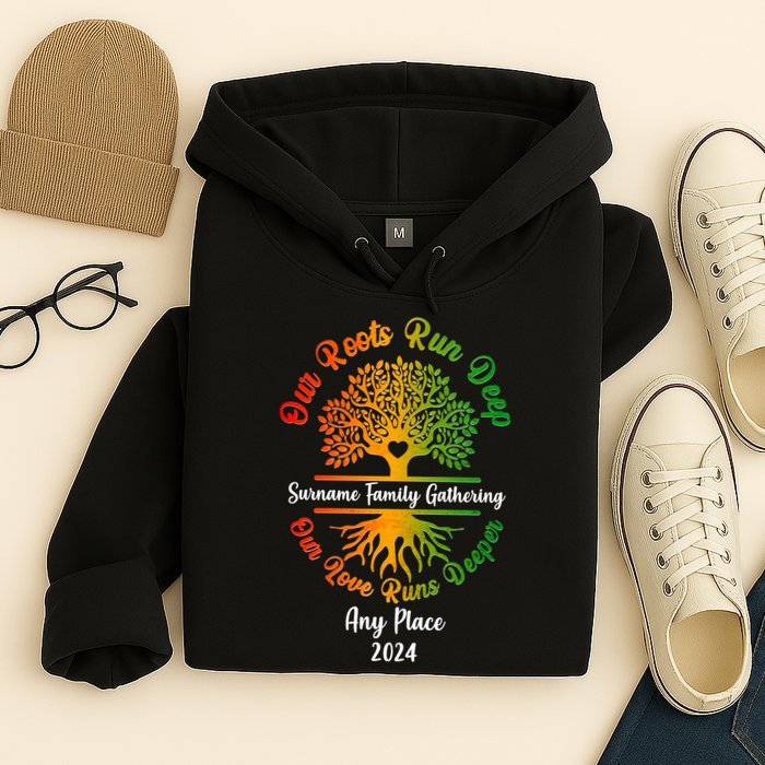 Personalize Our Roots Run Deep Family Reunion Custom Hoodie