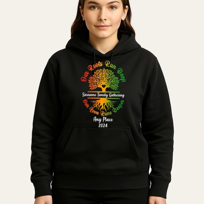 Personalize Our Roots Run Deep Family Reunion Custom Hoodie