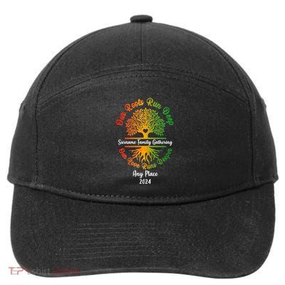 Personalize Our Roots Run Deep Family Reunion Custom 7-Panel Snapback Hat