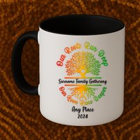 Personalize Our Roots Run Deep Family Reunion Custom Mug