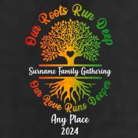 Personalize Our Roots Run Deep Family Reunion Custom Beanie