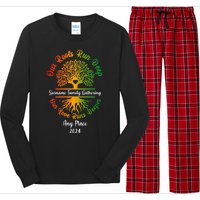 Personalize Our Roots Run Deep Family Reunion Custom Long Sleeve Pajama Set