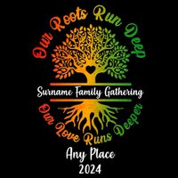 Personalize Our Roots Run Deep Family Reunion Custom 16 in Basic Backpack