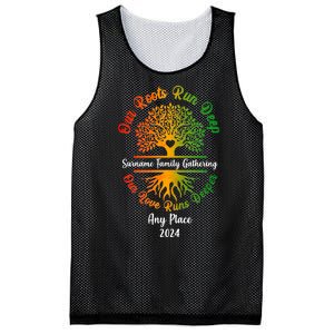 Personalize Our Roots Run Deep Family Reunion Custom Mesh Reversible Basketball Jersey Tank