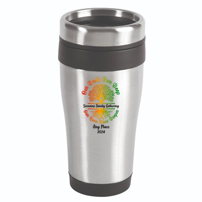 Personalize Our Roots Run Deep Family Reunion Custom 16oz Travel Tumbler