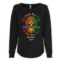 Personalize Our Roots Run Deep Family Reunion Custom Womens California Wash Sweatshirt