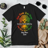 Personalize Our Roots Run Deep Family Reunion Custom Premium T-Shirt