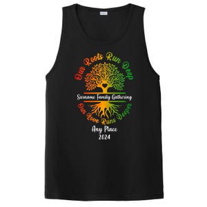 Personalize Our Roots Run Deep Family Reunion Custom PosiCharge Competitor Tank