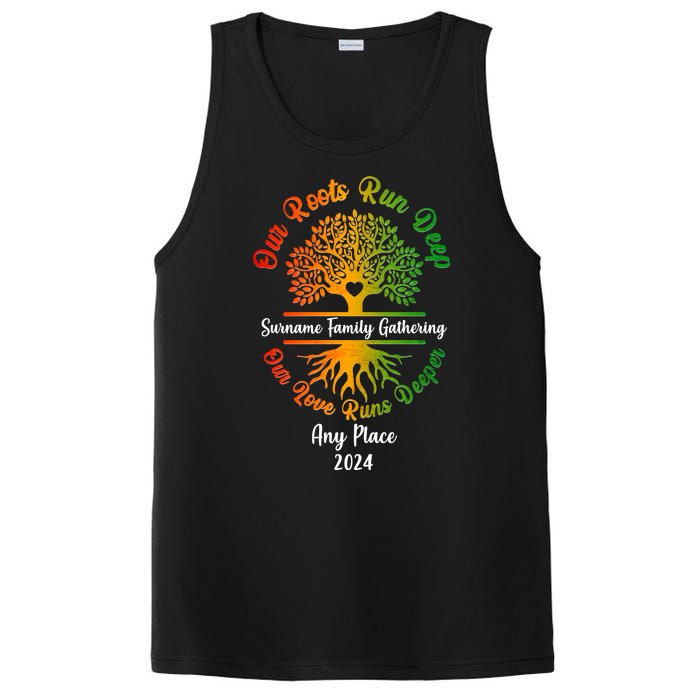 Personalize Our Roots Run Deep Family Reunion Custom PosiCharge Competitor Tank