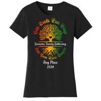 Personalize Our Roots Run Deep Family Reunion Custom Women's T-Shirt