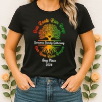 Personalize Our Roots Run Deep Family Reunion Custom Womens T-Shirt