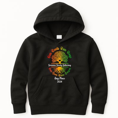 Personalize Our Roots Run Deep Family Reunion Custom Kids Hoodie