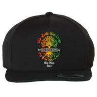 Personalize Our Roots Run Deep Family Reunion Custom Wool Snapback Cap