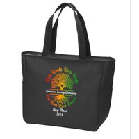 Personalize Our Roots Run Deep Family Reunion Custom Zip Tote Bag