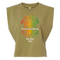 Personalize Our Roots Run Deep Family Reunion Custom Garment-Dyed Women's Muscle Tee