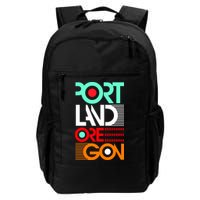 Portland Oregon Retro Typography Backpack