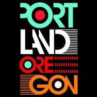 Portland Oregon Retro Typography Backpack