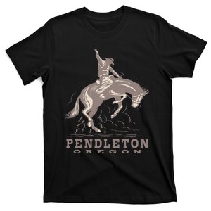 Pendleton Oregon Rodeo Cowboy Horse T-Shirt