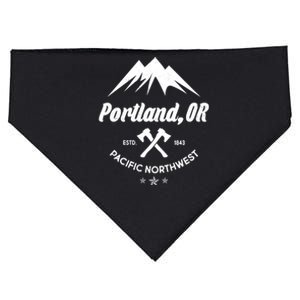 Portland Oregon Estd1843 Pacific Northwest USA-Made Doggie Bandana