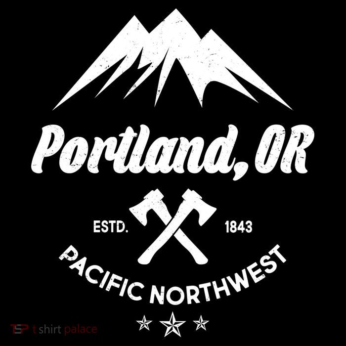 Portland Oregon Estd1843 Pacific Northwest T-Shirt