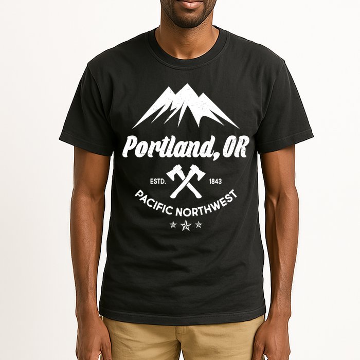 Portland Oregon Estd1843 Pacific Northwest Tall T-Shirt