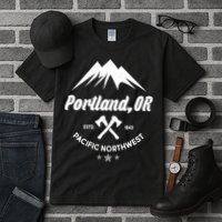 Portland Oregon Estd1843 Pacific Northwest Tall T-Shirt