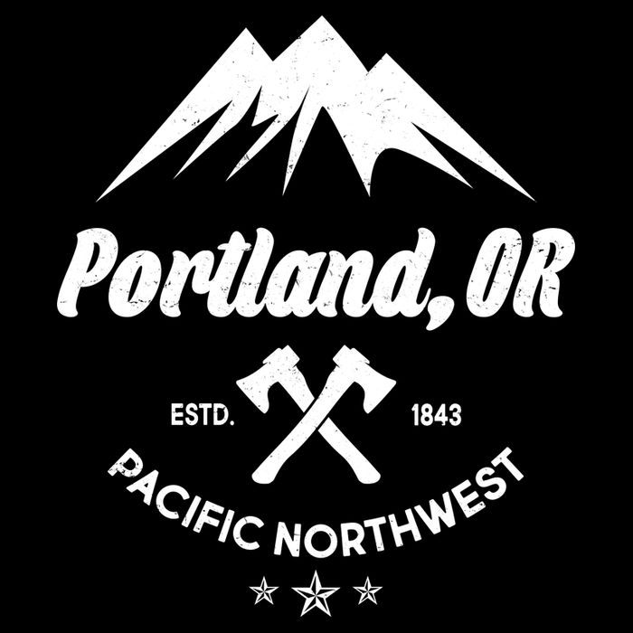 Portland Oregon Estd1843 Pacific Northwest Tall T-Shirt