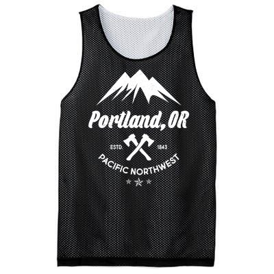 Portland Oregon Estd1843 Pacific Northwest Mesh Reversible Basketball Jersey Tank