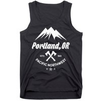 Portland Oregon Estd1843 Pacific Northwest Tank Top