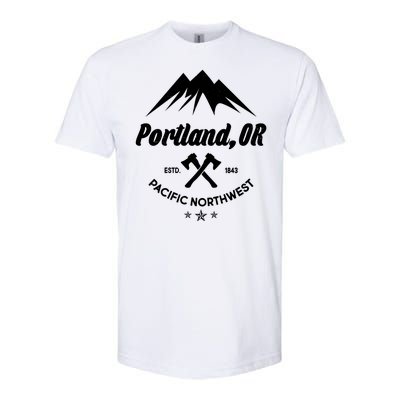 Portland Oregon Estd1843 Pacific Northwest Softstyle® CVC T-Shirt