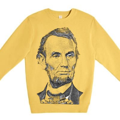 Portrait of Abraham Lincoln Premium Crewneck Sweatshirt