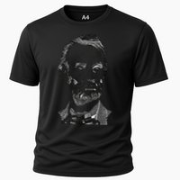 Portrait of Abraham Lincoln Cooling Performance Crew T-Shirt