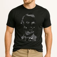 Portrait of Abraham Lincoln Cooling Performance Crew T-Shirt