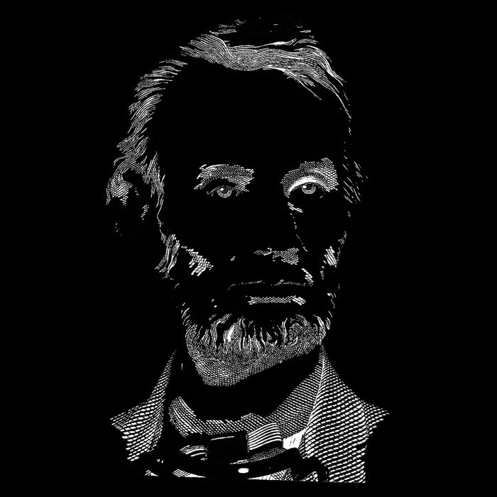 Portrait of Abraham Lincoln City Backpack