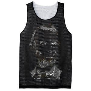 Portrait of Abraham Lincoln Mesh Reversible Basketball Jersey Tank