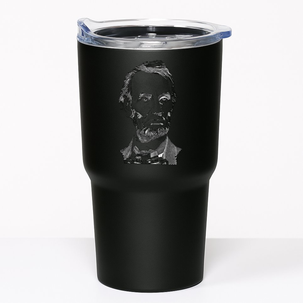 Portrait of Abraham Lincoln Tumbler