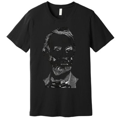 Portrait of Abraham Lincoln Premium T-Shirt