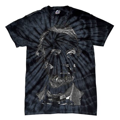 Portrait of Abraham Lincoln Tie-Dye T-Shirt