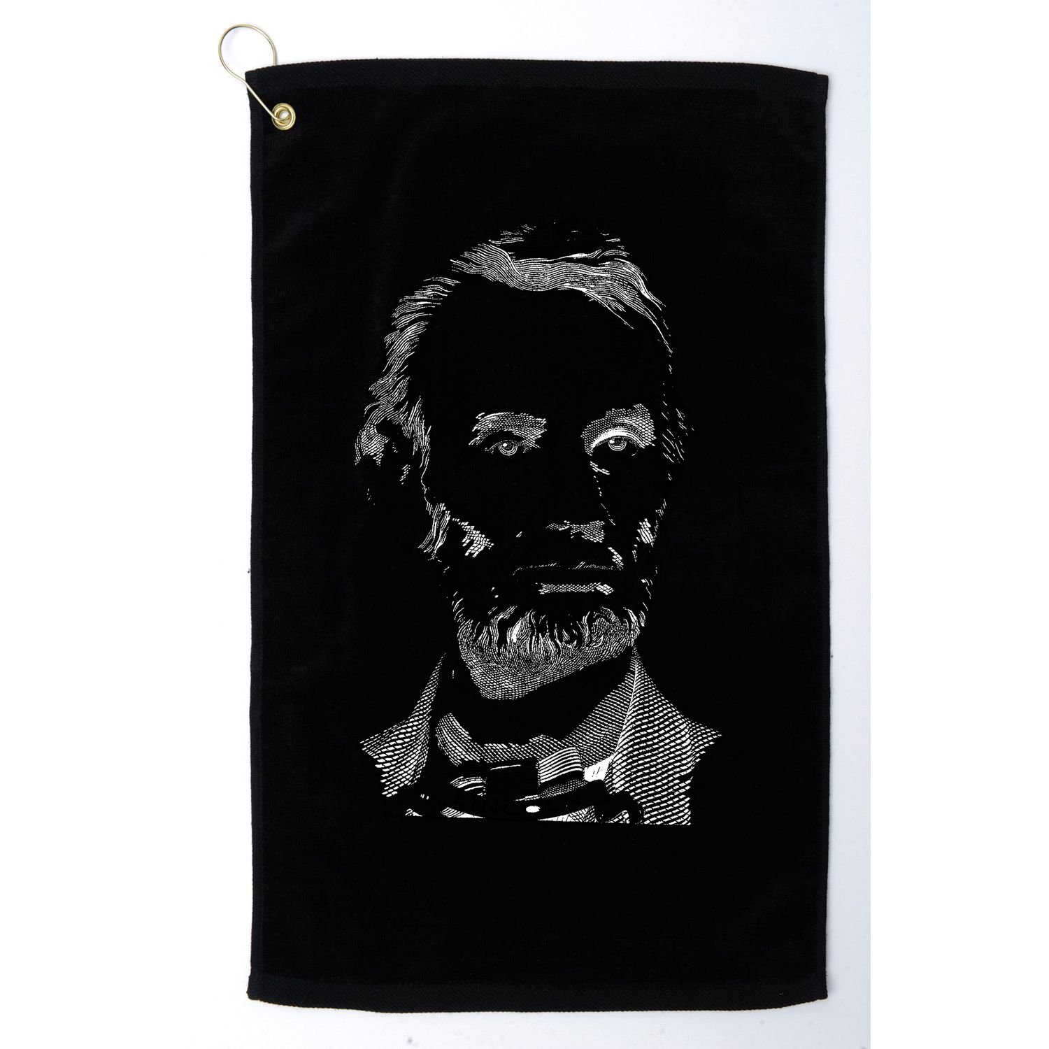 Portrait of Abraham Lincoln Golf Towel