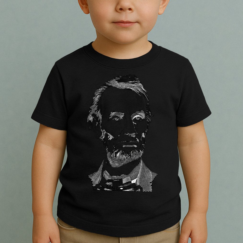 Portrait of Abraham Lincoln Toddler T-Shirt
