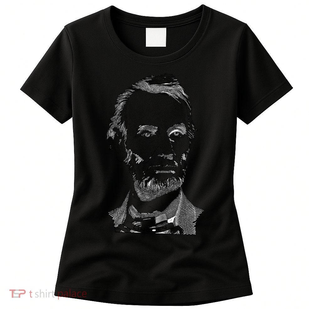 Portrait of Abraham Lincoln Womens T-Shirt