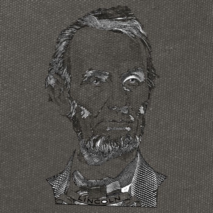 Portrait of Abraham Lincoln Cotton Canvas Backpack