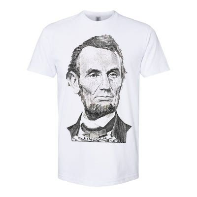 Portrait of Abraham Lincoln Softstyle® CVC T-Shirt