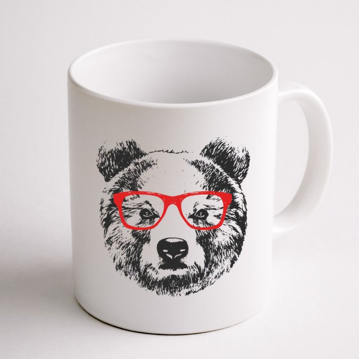 Portrait of Bear with glasses Coffee Mug