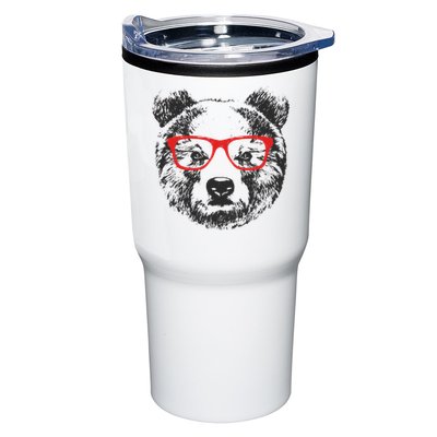 Portrait of Bear with glasses Tumbler