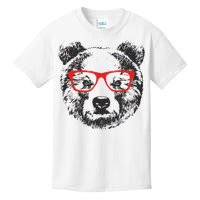 Portrait of Bear with glasses Kids T-Shirt